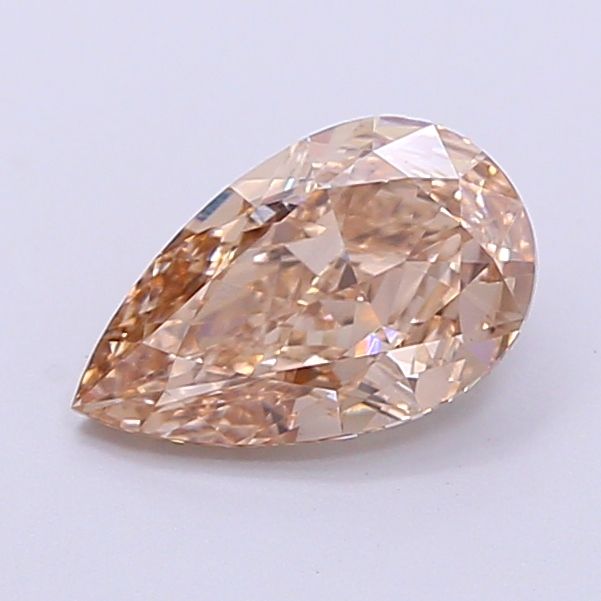 Pear Fancy Light Brown Lab-grown Diamond 1.05ct VS1 loose diamond
