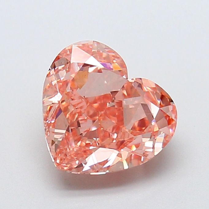Heart Fancy Vivid Pink Lab-grown Diamond 2.7ct VS1 loose diamond