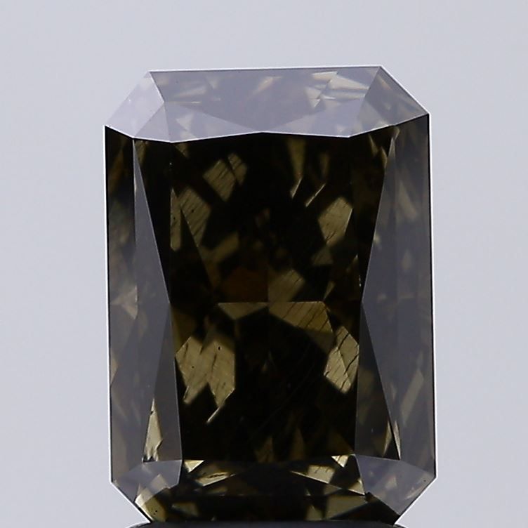 Radiant Fancy Brownish Gray Lab-grown Diamond 2.04ct SI2 loose diamond