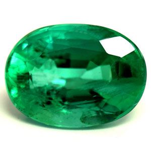 Oval Green Emerald 3.14ct loose gemstone