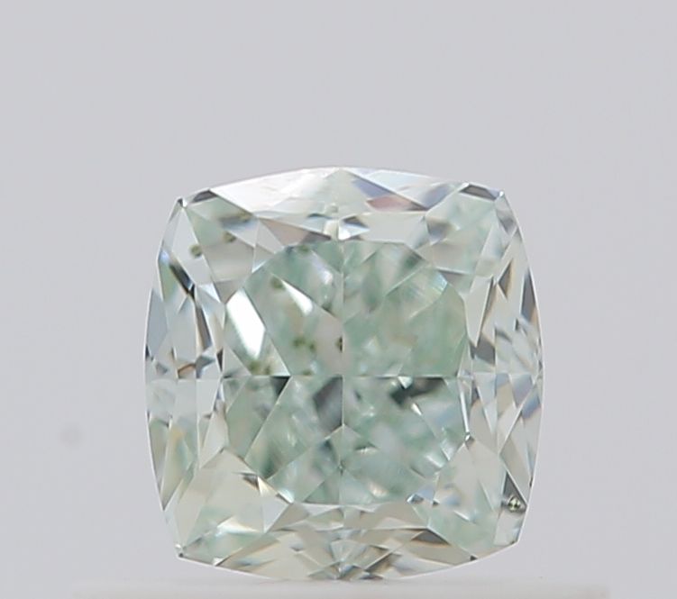 Cushion Fancy Light Green Natural Diamond 0.55ct SI1 loose diamond