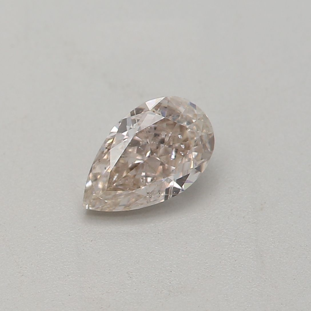Pear Light Pinkish Brown Natural Diamond 0.31ct SI2 loose diamond