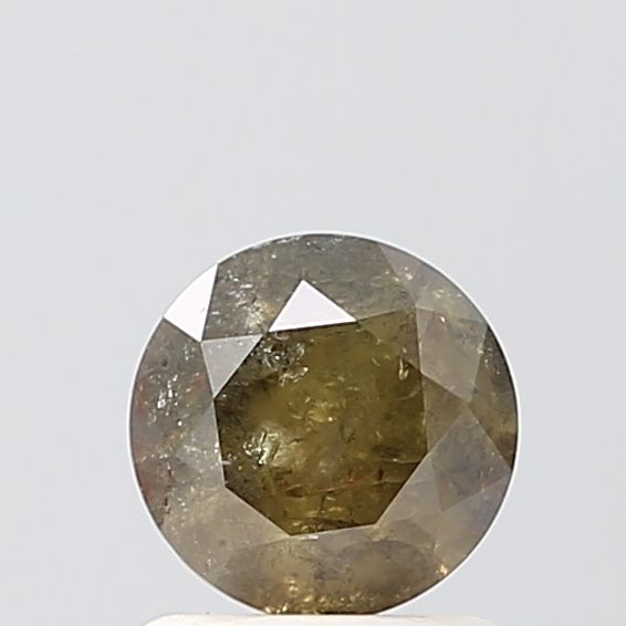 Round Salt And Pepper Natural Diamond 1.21ct VVS2 loose diamond