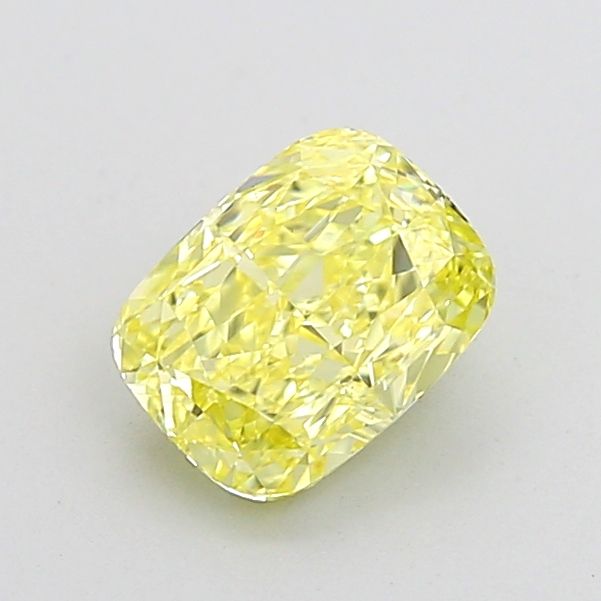 Cushion Fancy Intense Yellow Lab-grown Diamond 1.25ct VS1 loose diamond