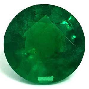 Round Green Emerald 1.55ct loose gemstone