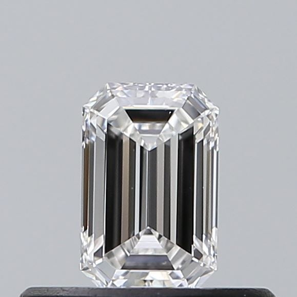 Emerald Natural Diamond 0.30ct D VS2