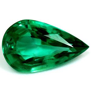 Pear Green Emerald 1.86ct loose gemstone