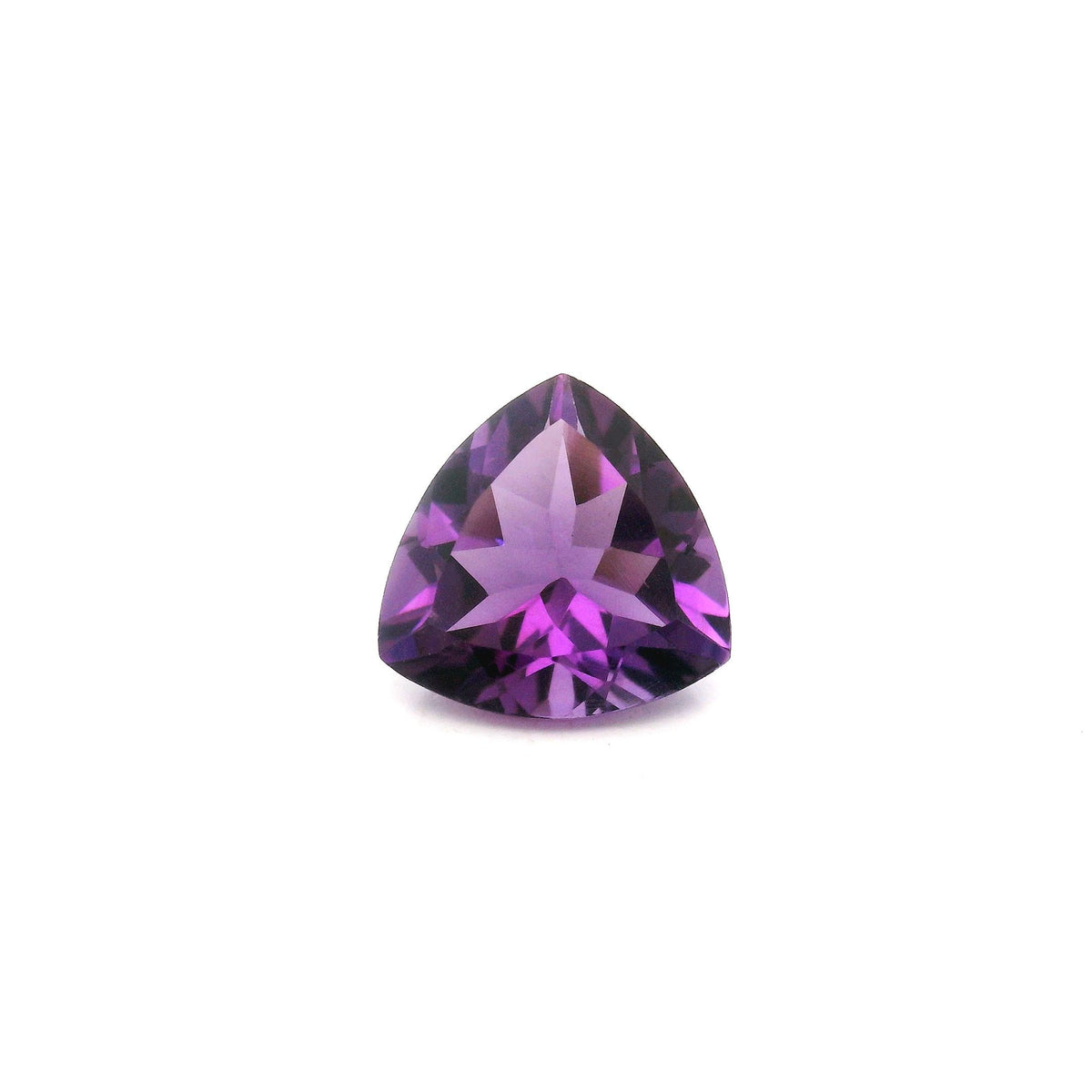 Triangular Purple Amethyst 2.84ct loose gemstone