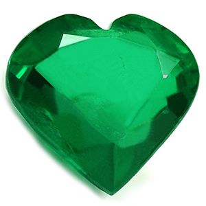 Heart Green Emerald 2.62ct loose gemstone