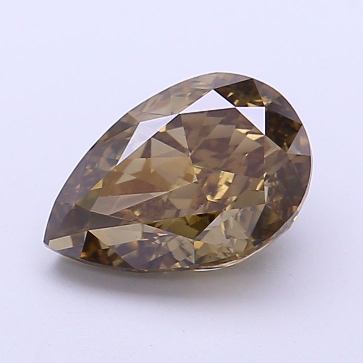 Pear Fancy Gray Lab-grown Diamond 2.24ct VS1 loose diamond