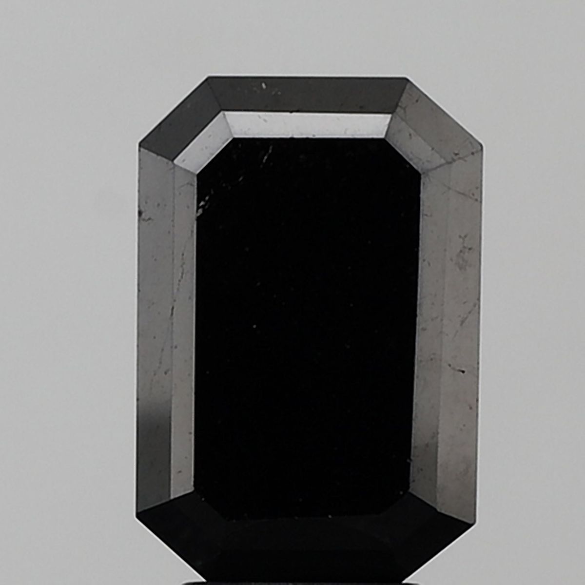 Emerald Black Natural Diamond 4.29ct VVS2 loose diamond