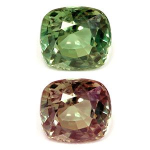 Cushion Green Alexandrite 0.68ct loose gemstone