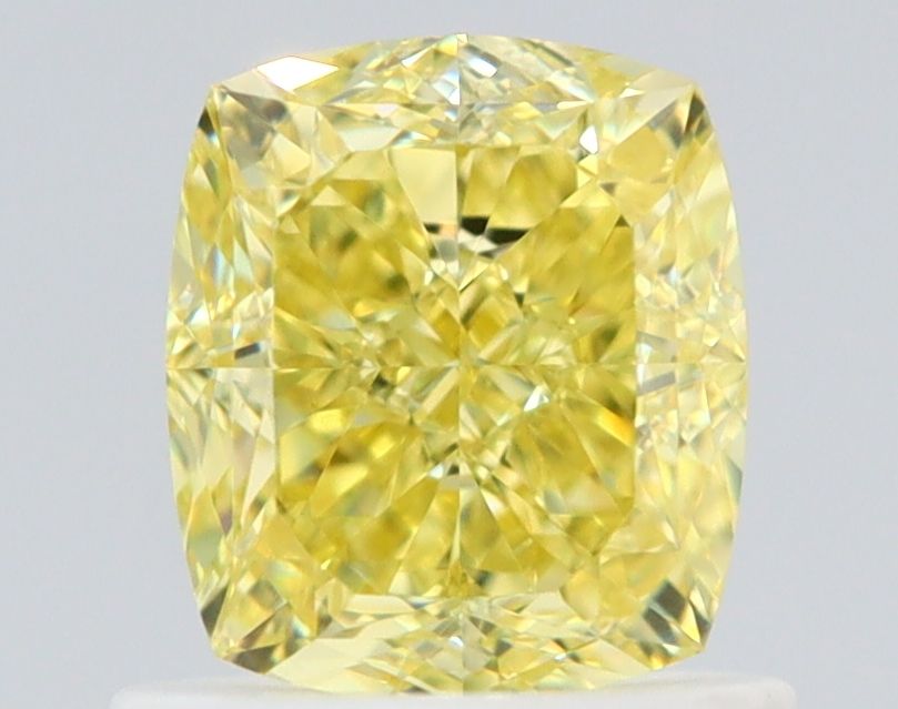 Cushion Fancy Intense Yellow Natural Diamond 1.03ct VS1 loose diamond