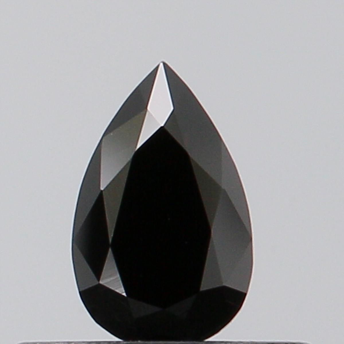 Pear Fancy Deep Black Lab-grown Diamond 0.41ct VVS2 loose diamond