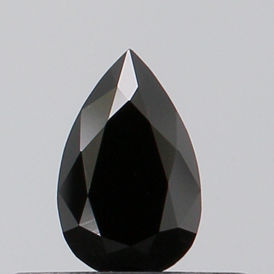 Pear Fancy Deep Black Lab-grown Diamond 0.41ct VVS2 loose diamond