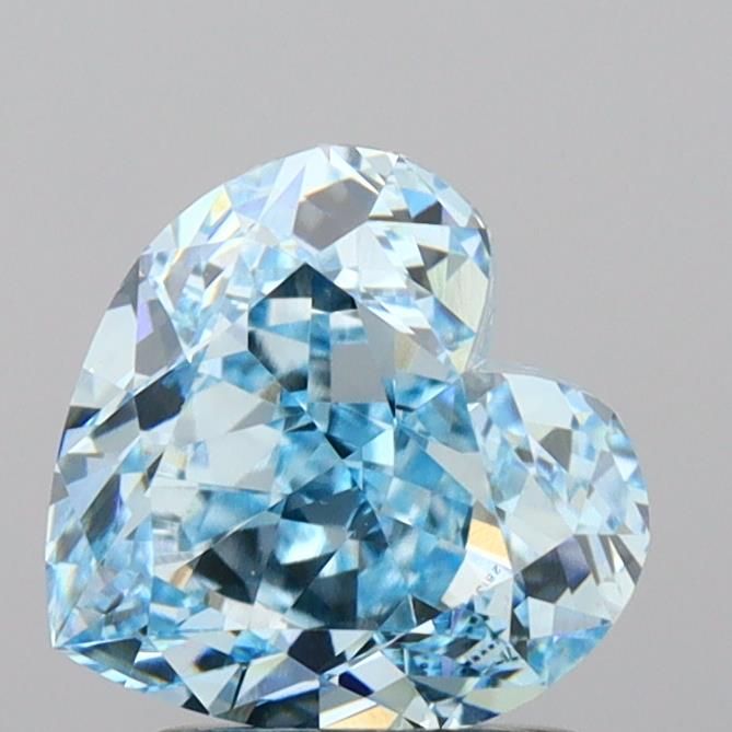 Heart Fancy Intense Blue Lab-grown Diamond 2.52ct VS1 loose diamond