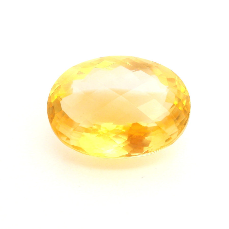 Oval Yellow Citrine 14.43ct loose gemstone