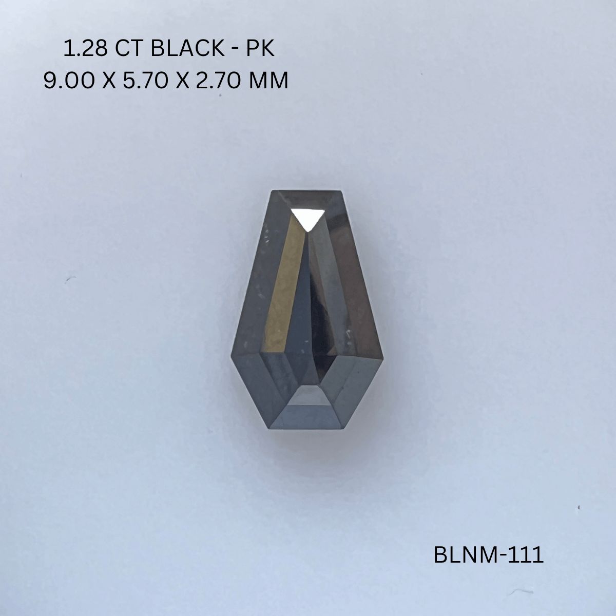 Other Black Natural Diamond 1.28ct I1 loose diamond