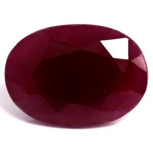Oval Red Ruby 4.19ct loose gemstone