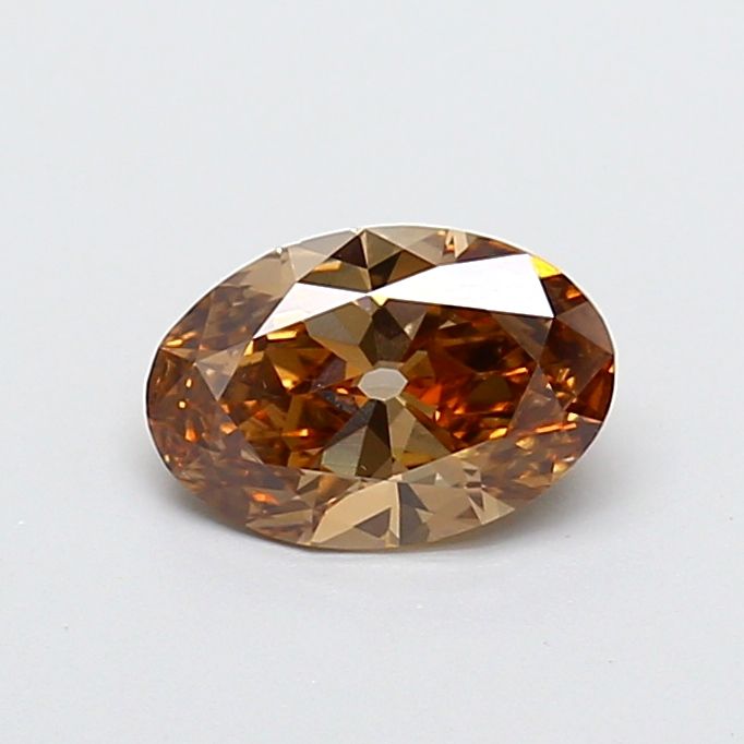Oval Fancy Brown Lab-grown Diamond 1.1ct VS1 loose diamond