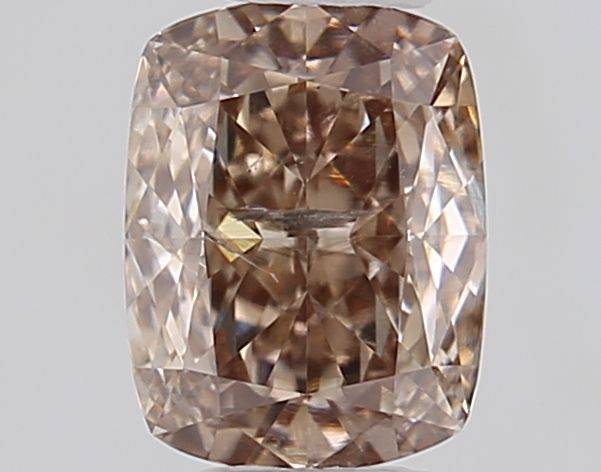 Cushion Fancy Pink Brown Natural Diamond 0.6ct I1 loose diamond
