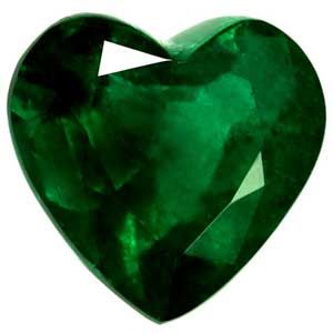 Heart Green Emerald 2.22ct loose gemstone
