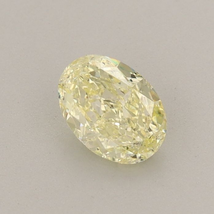 Oval Fancy Intense Yellow Lab-grown Diamond 0.5ct VS1 loose diamond