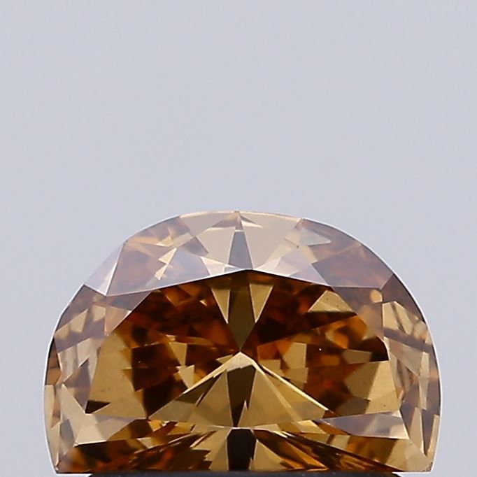 Half Moon Fancy Brown Lab-grown Diamond 0.72ct VVS2 loose diamond