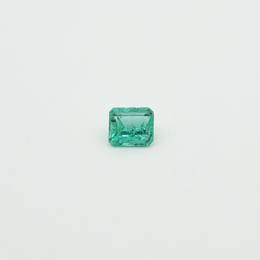 Octagonal Green Emerald 0.81ct loose gemstone