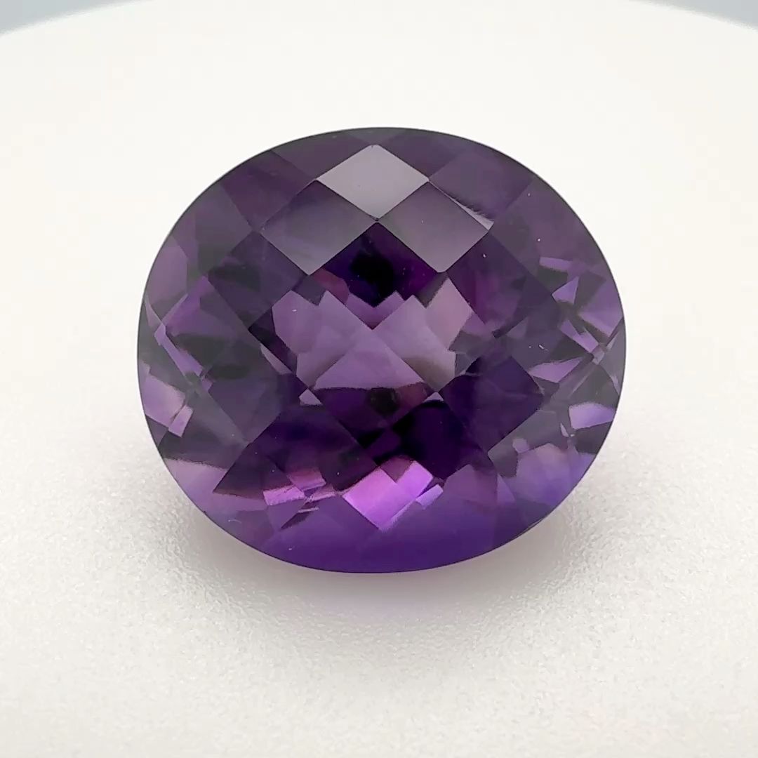 Oval Purple Amethyst 10.695ct loose gemstone