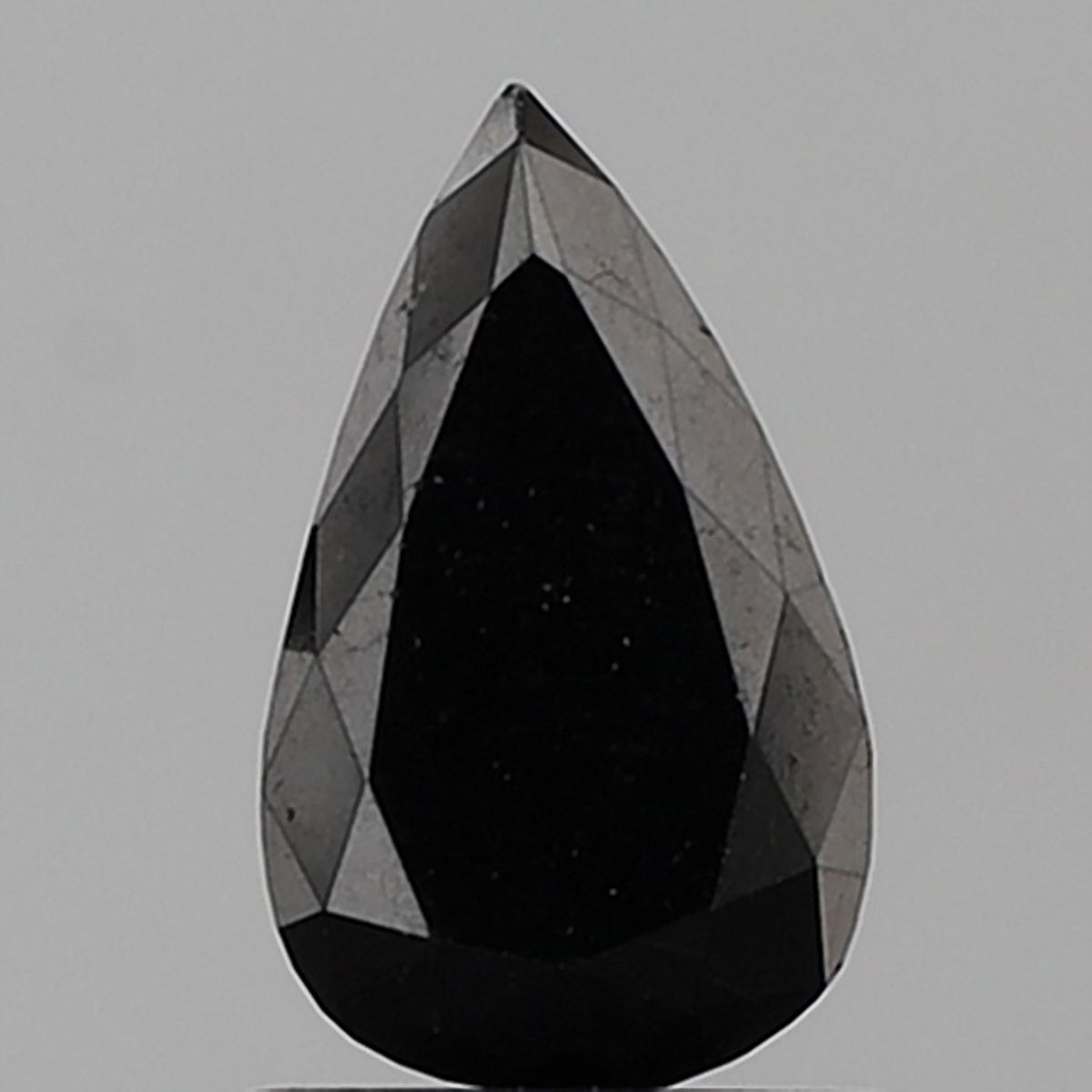 Pear Black Natural Diamond 1.17ct VVS2 loose diamond