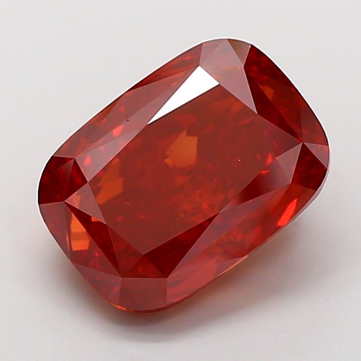 Cushion Fancy Vivid Red Lab-grown Diamond 11.02ct VS2 loose diamond