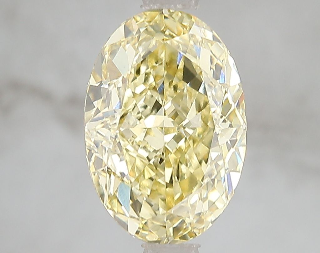 Oval Fancy Intense Yellow Lab-grown Diamond 3.08ct VS2 loose diamond