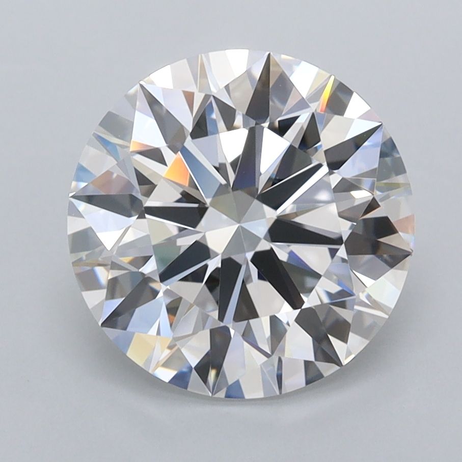 Round Lab-Grown Diamond 2.96ct D FL