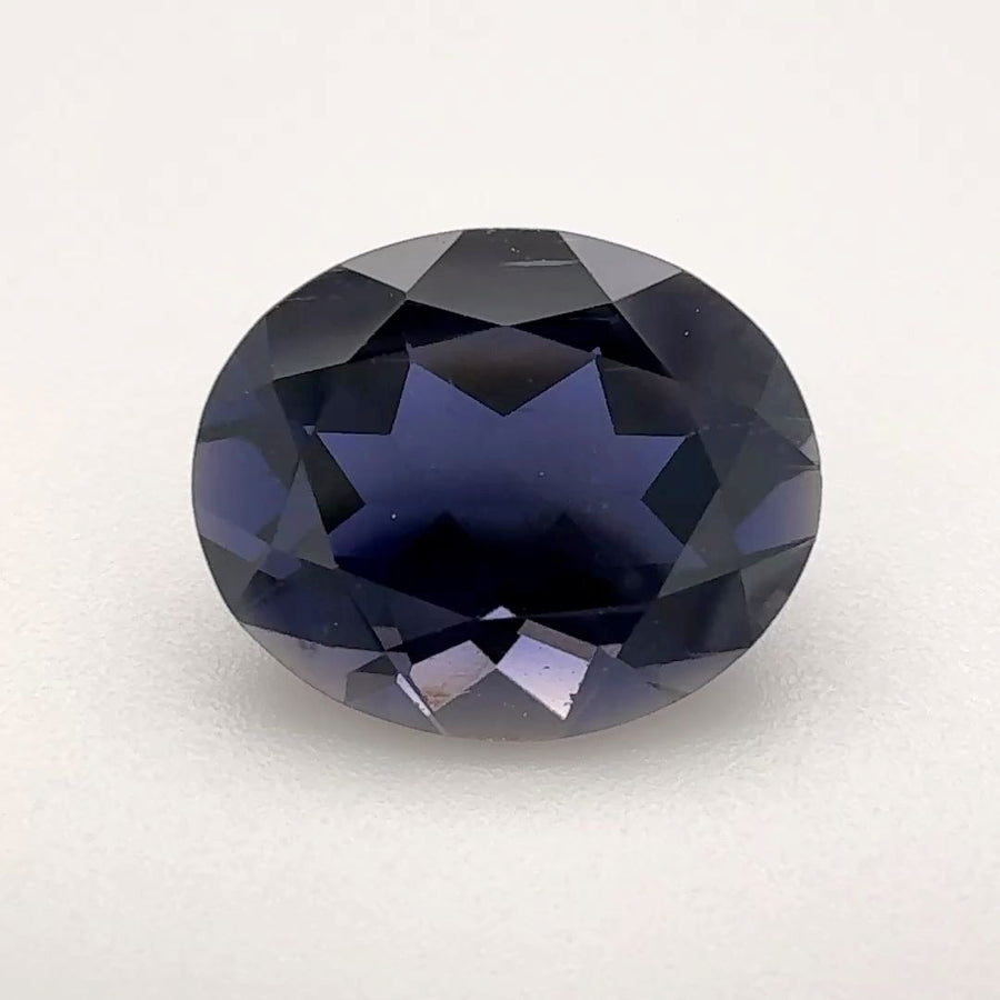 Oval Blue Iolite 2.92ct loose gemstone