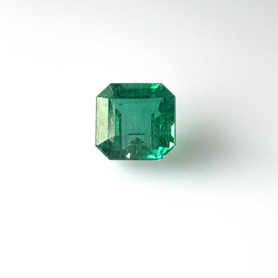 Asscher Green Emerald 2.48ct loose gemstone