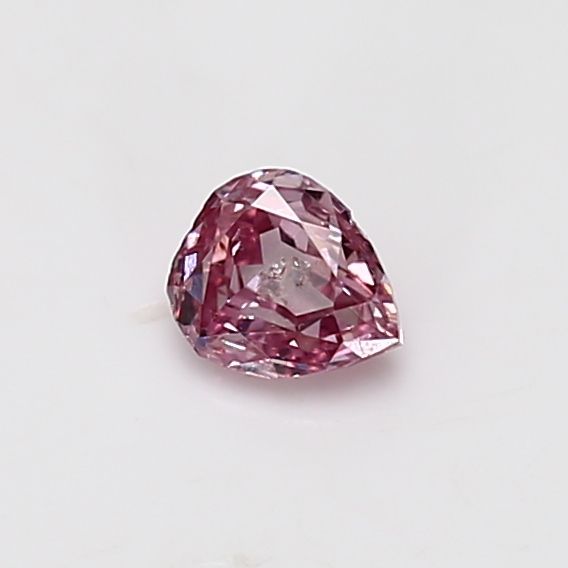 Pear Pink Natural Diamond 0.34ct I2 loose diamond