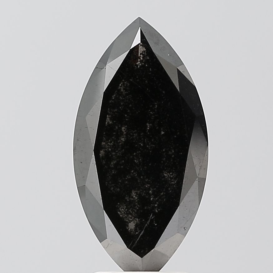 Marquise Black Lab-grown Diamond 2.31ct VVS2 loose diamond