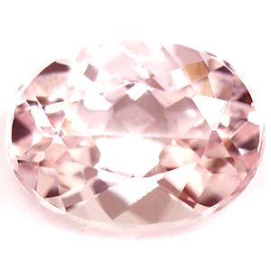 Oval Pink Morganite 1.35ct loose gemstone