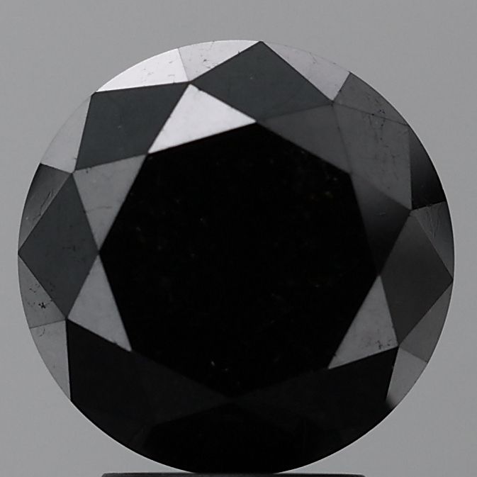 Round Black Natural Diamond 1.18ct VVS2 loose diamond
