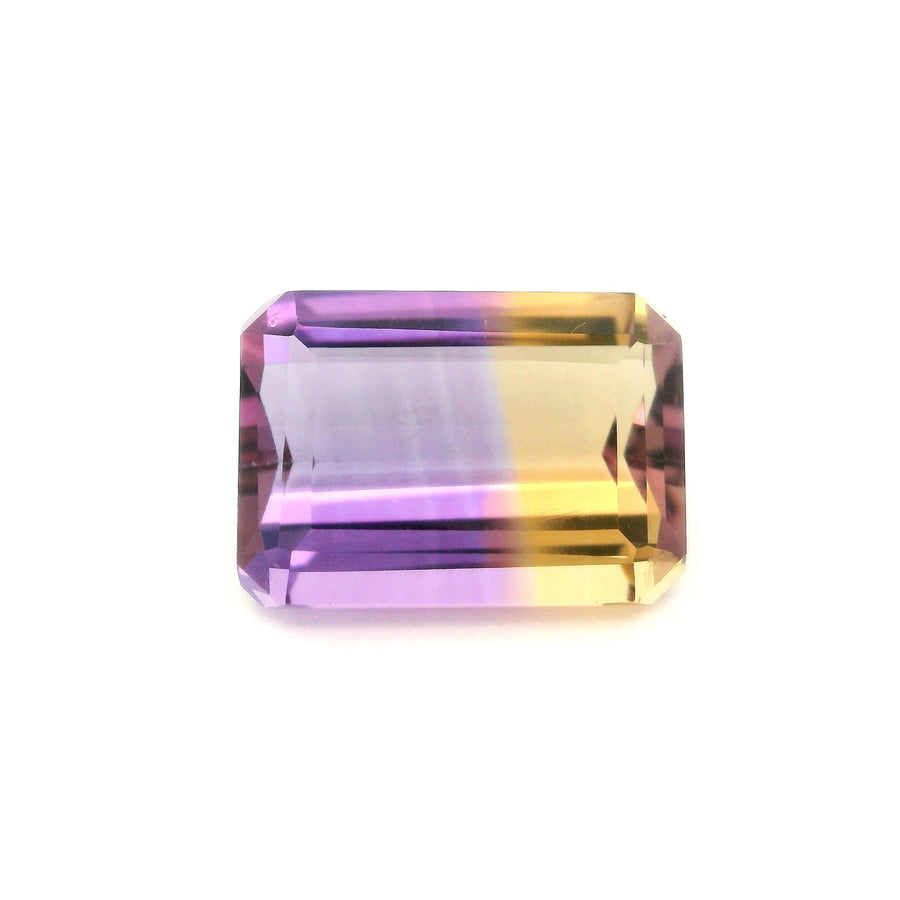 Octagonal Bi_color Ametrine 7.4ct loose gemstone