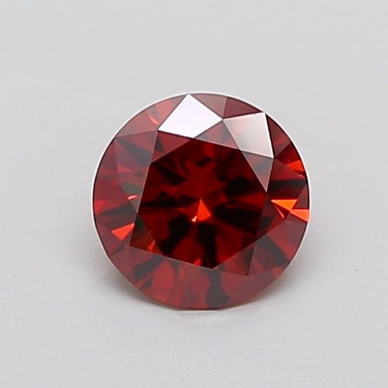Round Fancy Deep Orange Lab-grown Diamond 1.03ct VVS2 loose diamond