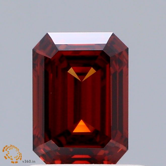 Emerald Fancy Deep Orange Lab-grown Diamond 0.83ct VVS2 loose diamond