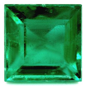 Square Green Emerald 1.42ct loose gemstone