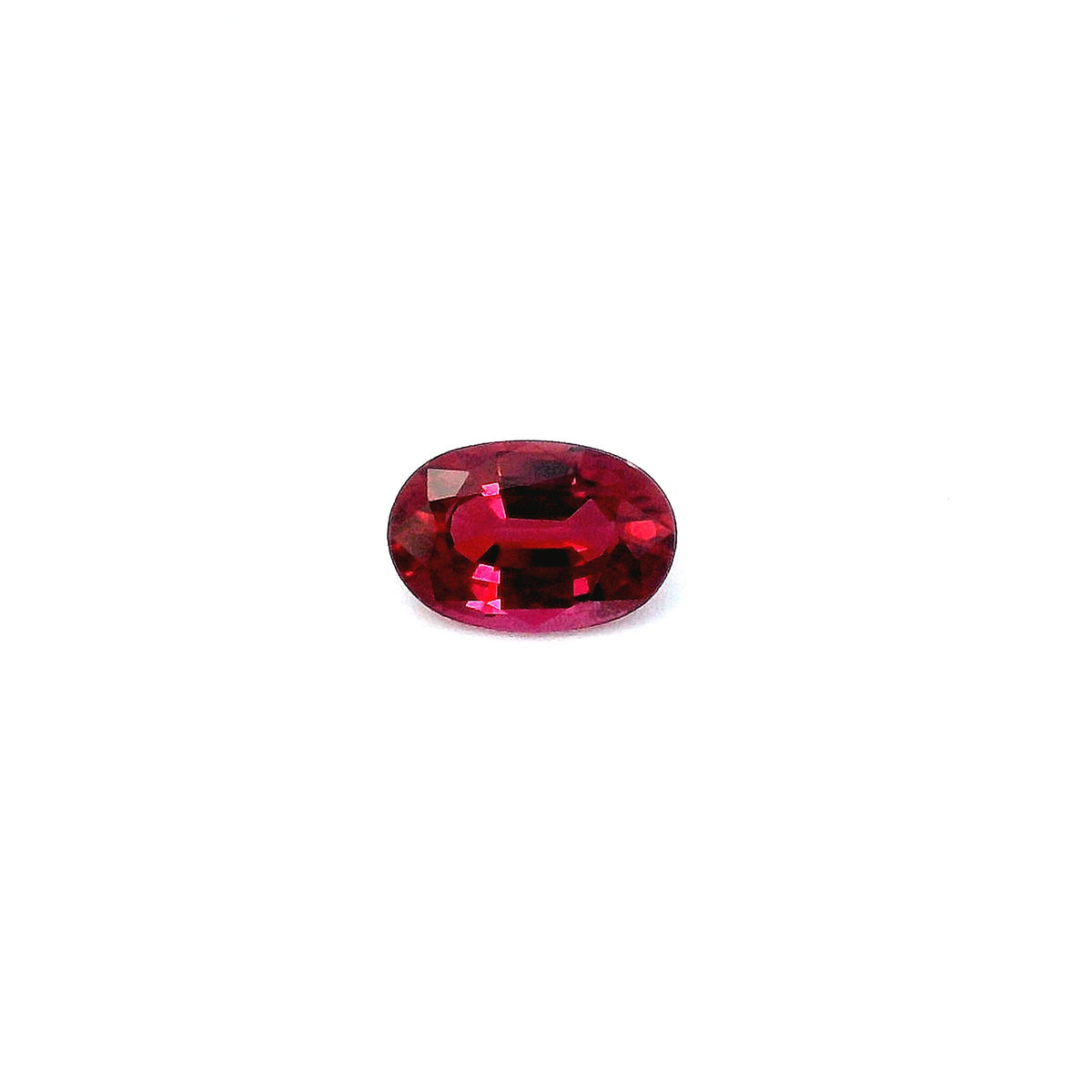 Oval Red Ruby 0.58ct loose gemstone