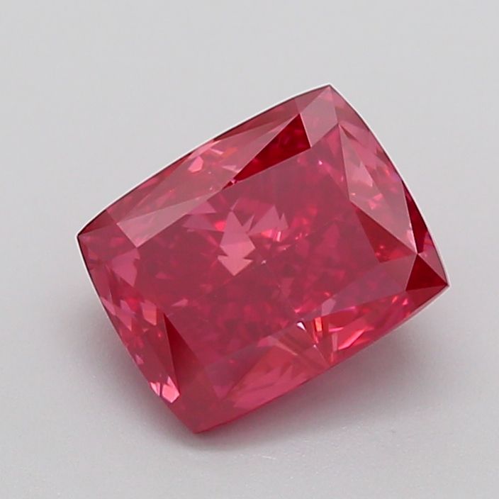 Cushion Fancy Vivid Pink Lab-grown Diamond 3.09ct VVS2 loose diamond