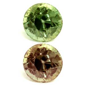Round Green Alexandrite 0.66ct loose gemstone