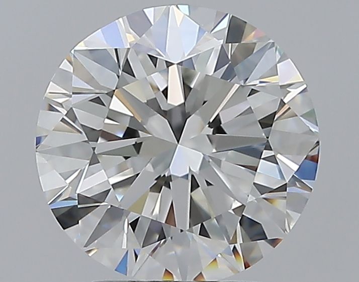 Round Natural Diamond 2.50ct H IF