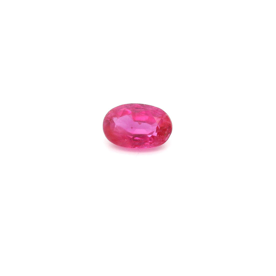 Oval Red Ruby 0.74ct loose gemstone