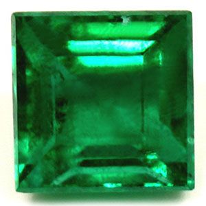 Square Green Emerald 0.95ct loose gemstone